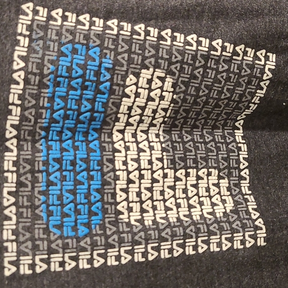 Fila grey short-sleeved cotton tshirt - Picture 2 of 4